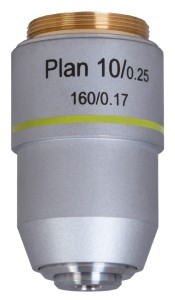 Obiektyw planarno-achromatyczny Levenhuk MED 10x