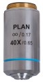 Obiektyw planarno-achromatyczny z korekcją do nieskończoności Levenhuk MED 40x