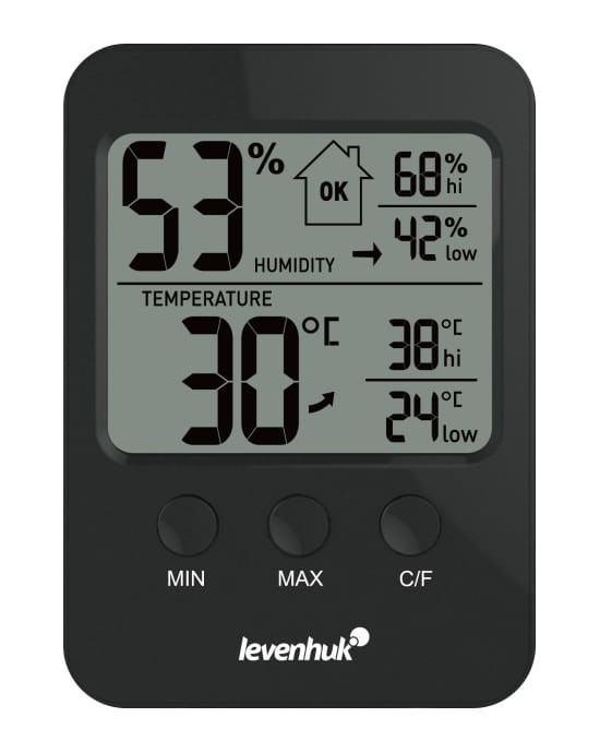 Termohigrometr Levenhuk Wezzer BASE L30 czarny