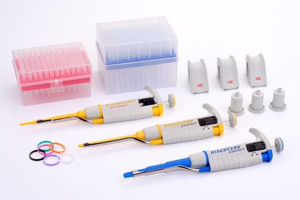Zestaw pipet automatycznych HTL DISCOVERY COMFORT (D20, D200, D1000)
