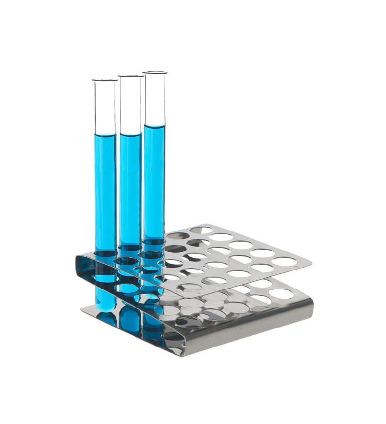 Statyw na probówki fi 17 mm 25 miejsc Z (5x5) stal nierdzewna