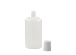 Butelka HDPE 150 ml z nakrętką białą