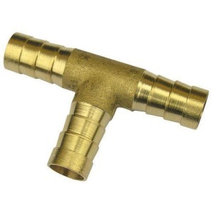 Łącznik metalowy do węży T fi 12 mm