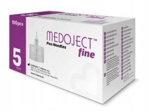 Igły do penów 32G 0,23x5 mm 100 szt. MEDOJECT