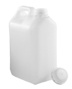 Kanister HDPE 5L + nakrętka z plombą bezbarwna