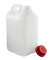 Kanister HDPE 5L + nakrętka z plombą czerwona