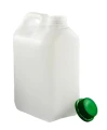 Kanister HDPE 5L + nakrętka z plombą zielona