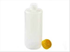 Butelka LDPE 250 ml + nakrętka żółta