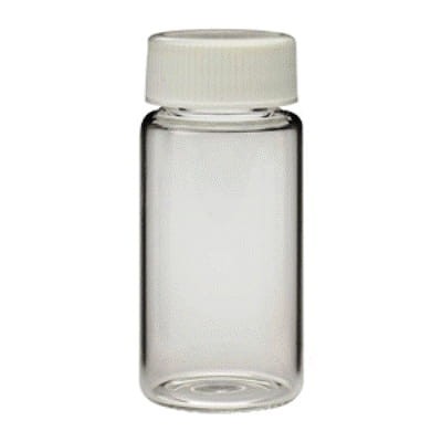 Fiolka szklana (wialka) 6 ml z nakrętką