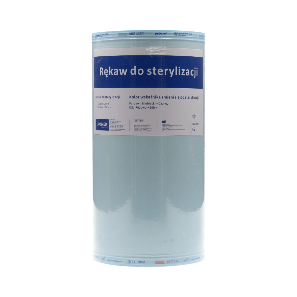 Rękaw do sterylizacji 38 cm x 200 m