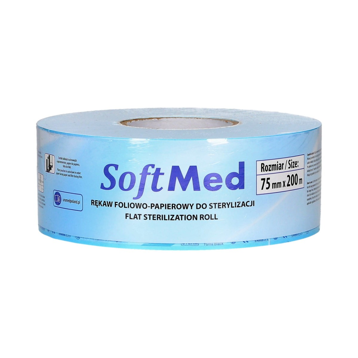 Rękaw do sterylizacji 7,5 cm x 200 m