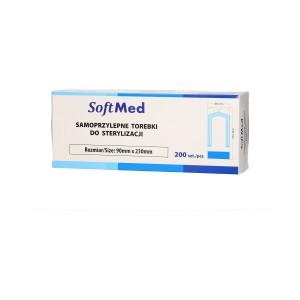 Torebki do sterylizacji 90x230 mm 200 szt.