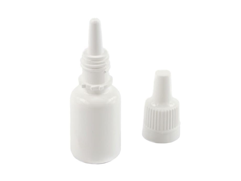Butelka PE 15 ml z kroplomierzem i nakrętką