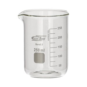 Zlewka szklana 250 ml niska Chemland