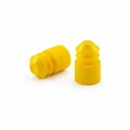 Korek-PE-karbowany-do-probówek-12-mm-zolty