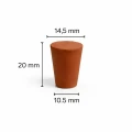 Korek-gumowy-fi-14,5-10,5-mm,-h-20-mm-wymiary