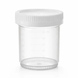 Pojemnik PP na próbki 150 ml z nakrętką sterylny